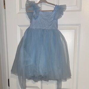 Light Blue Tulle Fairy Dress for Kids